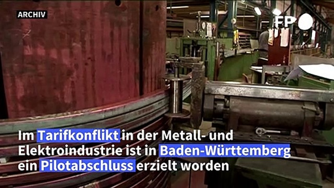 Pilotabschluss in der metall- und elektroindustrie erzielt