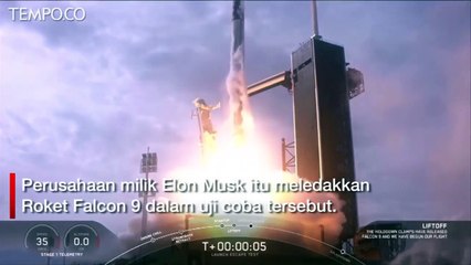 Ledakkan Roket Falcon 9, SpaceX Uji Sistem Penyelamatan Astronot