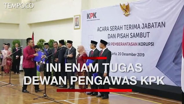 Ini Enam Tugas Utama Dewan Pengawas KPK