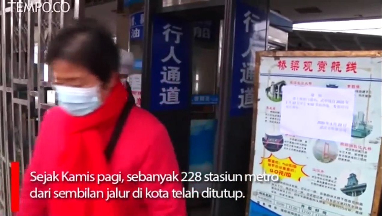 Cegah Penyebaran Virus Corona, Kota Wuhan Tutup Transportasi Umum