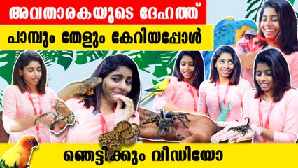 ദേ അവതാരകയുടെ കയ്യിൽ പാമ്പ് ഇറുക്കി കിടക്കുന്നു, ഞെട്ടിക്കും ഈ ജീവികൾ | *Kerala