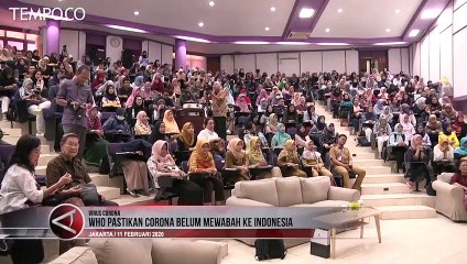 Soal Virus Corona, WHO Pastikan Belum Mewabah ke Indonesia