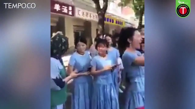 [Cek Fakta] Benarkah Ini Video Warga Cina yang Berlomba-lomba Ikut Salat karena Takut Virus Corona?
