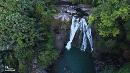 THE BEAUTY OF LEWAJA WATERFALL IN REGENCY. ENREKANG. SULAWESI SELATAN INDONESIA