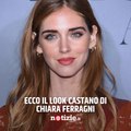 Chiara Ferragni prova il look castano: ecco il video