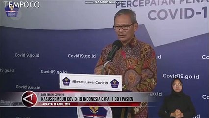 Terkini, Pasien Sembuh COVID-19 di Indonesia Mencapai 1.391