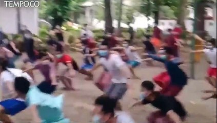 Aktivitas Rutin WNI Jalani Observasi di Pulau Sebaru Kecil