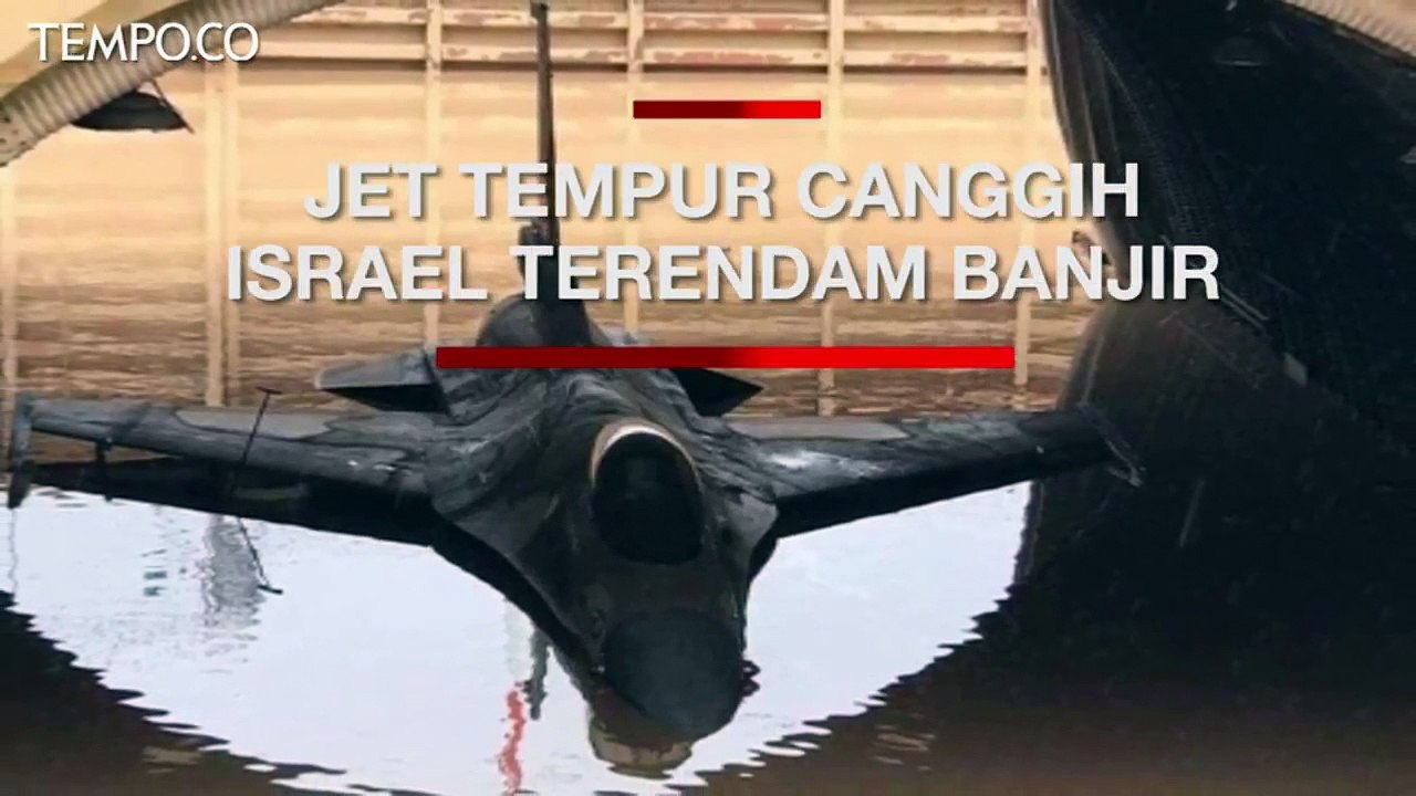 Pangkalan Militer Israel Banjir, 8 Jet Tempur Canggih Terendam
