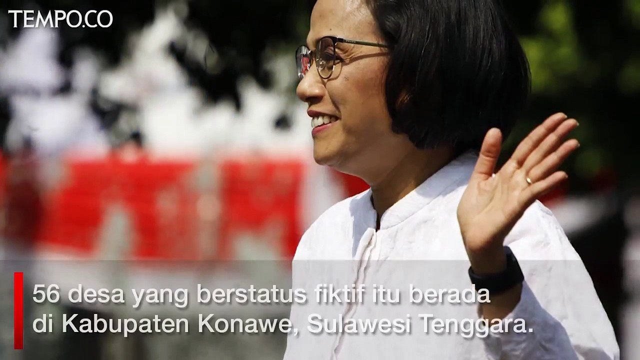 Sri Mulyani Stop 56 Aliran Dana Desa Fiktif