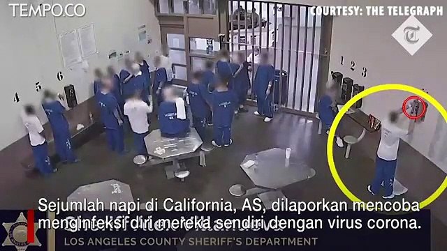 Tahanan di California Saling Tulari Virus Corona Agar Dibebaskan