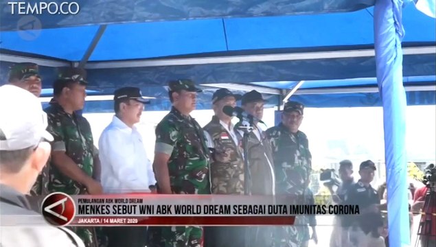 Menkes Terawan Apresiasi ABK World Dream Sebagai Duta Imunitas