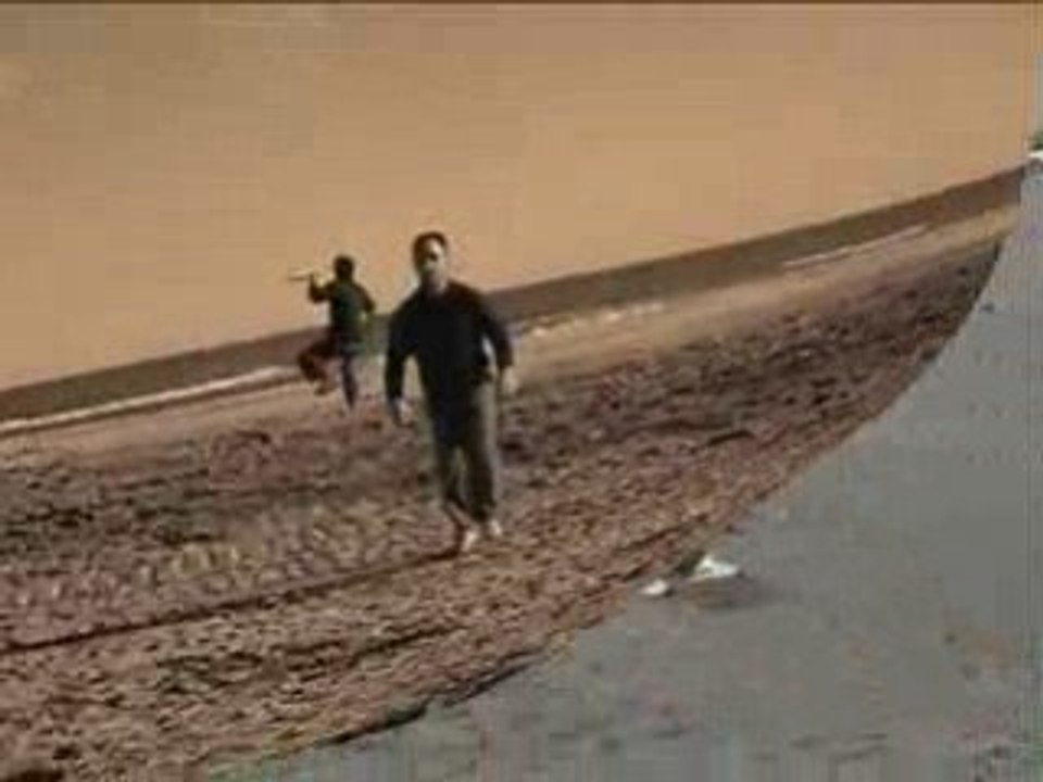 crash surf on the beach