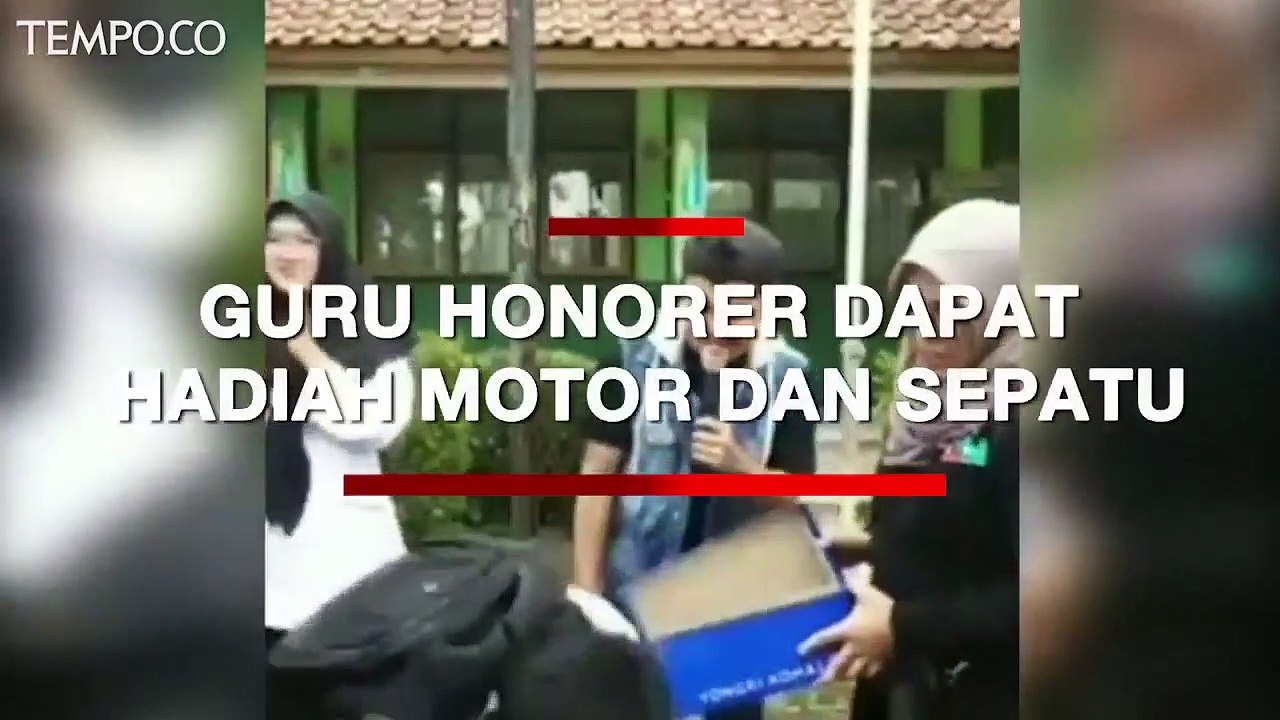 Cerita Guru Honorer Bergaji Rp 300 Ribu Dapat Motor dan Sepatu
