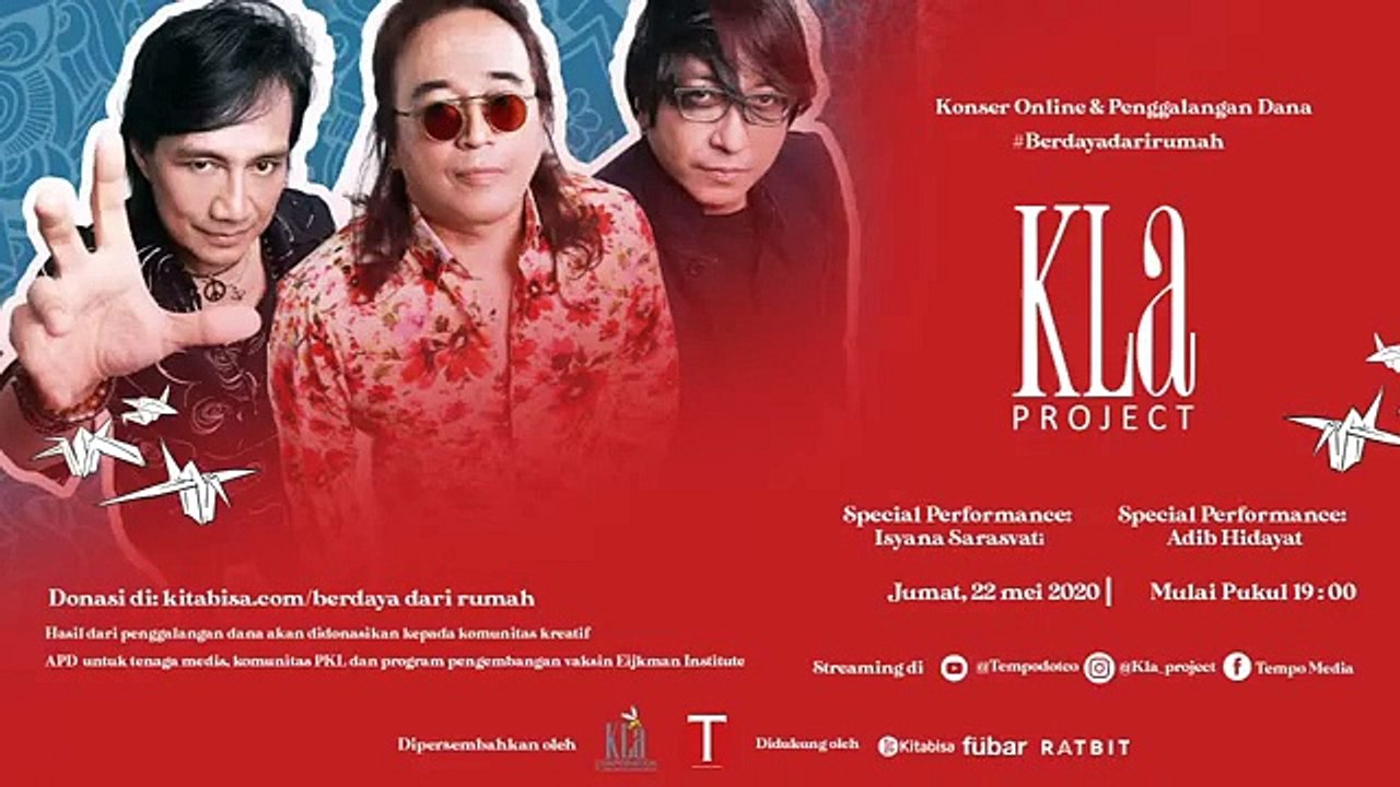 Konser #berdayadarirumah KLa Project x Tempo Media