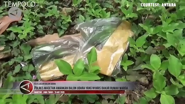 Balon Udara Jatuh, Nyaris Bakar Rumah Warga