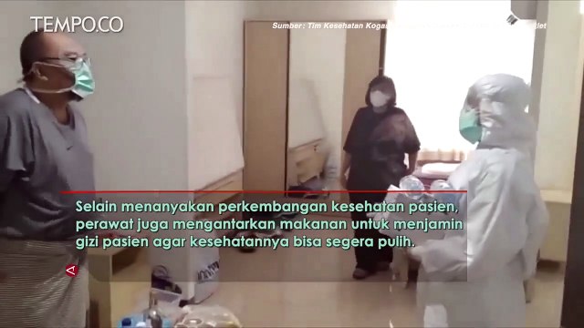 Melihat Aktivitas di Ruang Isolasi RS Darurat Wisma Atlet