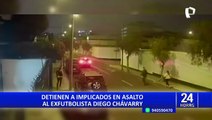 Detienen a implicados en violento asalto al exfutbolista Diego Chávarri