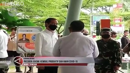 Bersiap New Normal, Jokowi: Kembali Produktif dan Aman COVID-19