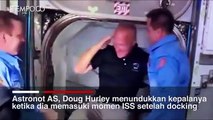 Momen Kapsul Dragon SpaceX saat Tiba di ISS