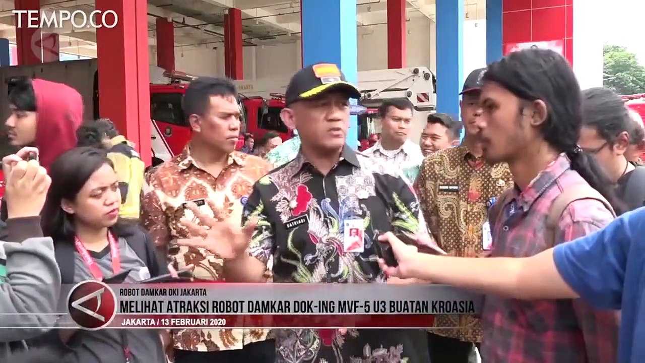Pemprov DKI Beli Robot Damkar Asal Kroasia Seharga Rp 37 Miliar