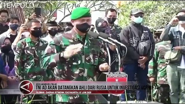 TNI AD Akan Datangkan Ahli dari Rusia untuk Investigasi VCR MI-7