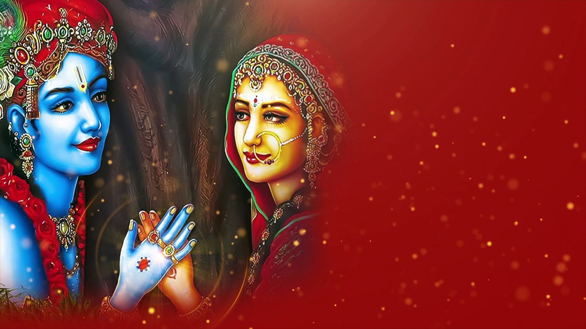 ⁣Radha Krishna Hd Free Video | Hd Animation Video | Free Copyright Video | Hd Video Bhajan Background