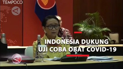 Indonesia Dukung Program WHO Uji Coba Obat COVID-19