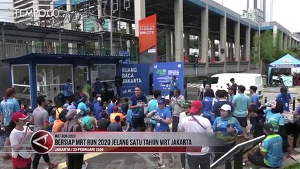 Peringati Satu Tahun Beroperasi MRT akan Gelar MRT Run