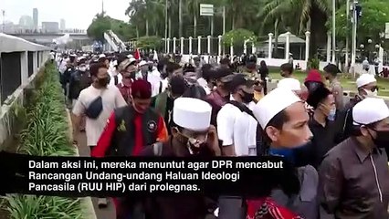 Aliansi Nasional Anti Komunis NKRI Demo Tolak RUU HIP | TEMPO.CO