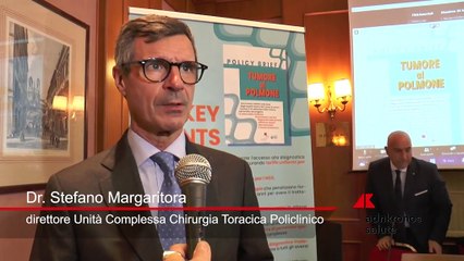 Download Video: Tumore al polmone, Dr. Margaritora (Gemelli): “Lung Unit importante per supportare chi scopre di avere nodulo polmonare”