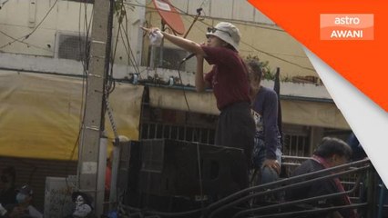 Sidang APEC | Peserta protes berhimpun di Bangkok