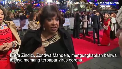 Zindizi Mandela Dinyatakan Positif Covid-19 pada Hari Meninggalnya