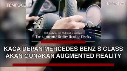 Kaca Depan Mercedes Benz S Class Akan Gunakan Augmented Reality