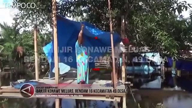 Banjir Konawe Meluas, Rendam 16 Kecamatan, 49 Desa