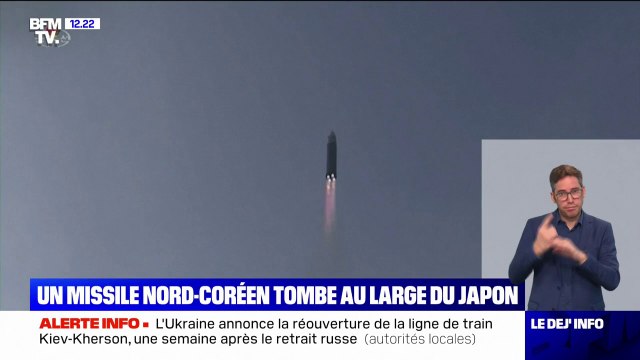 La Corée du Nord lance un missile balistique intercontinental au large du Japon, le Premier ministre japonais dénonce un tir absolument inacceptable