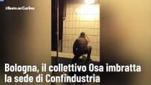 Bologna, il collettivo Osa imbratta la sede di Confindustria