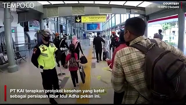 PT KAI Terapkan Protokol Terbaru Guna Sambut Pemudik saat Idul Adha