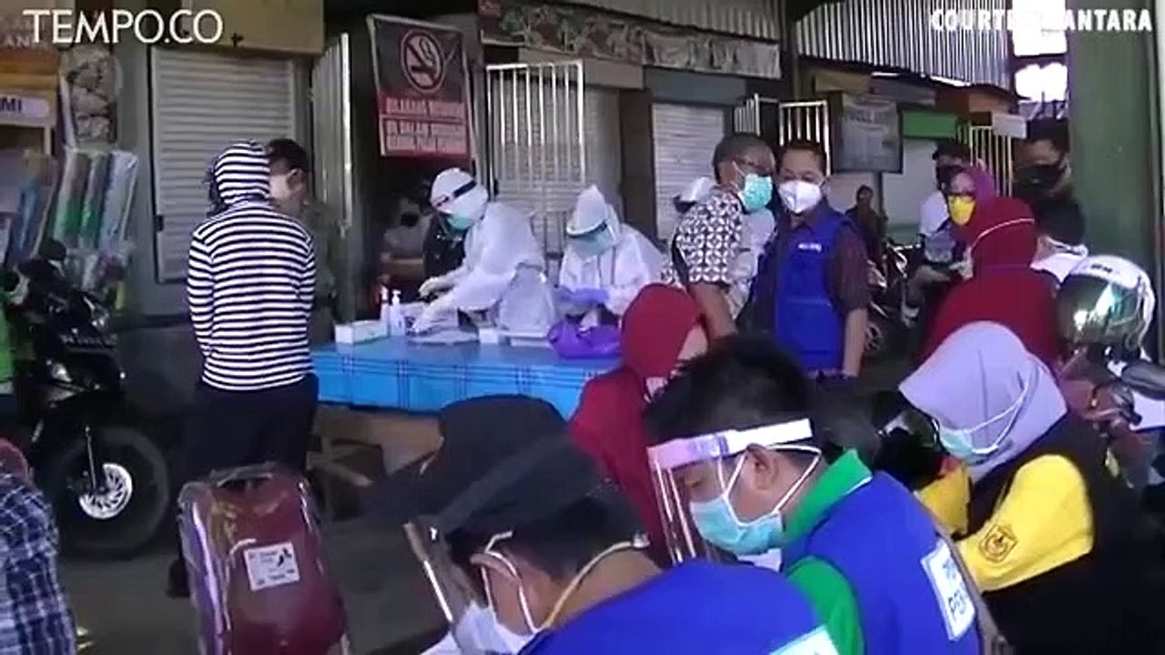 Rapid Test Massal di 6 Pasar Banjarmasin, 129 Orang Reaktif