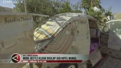 Mobil Volkswagen Beetle Disulap Menjadi Hotel Mungil