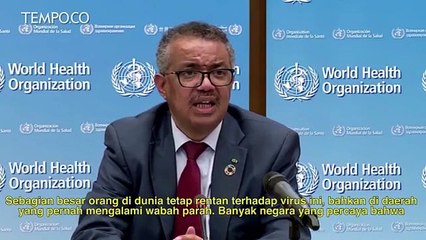 WHO Ingatkan Pandemi Corona Akan Berlangsung Puluhan Tahun