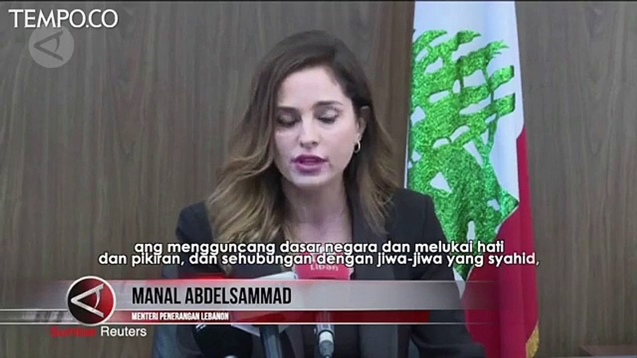 Menteri Informasi Lebanon Mengundurkan Diri Setelah Ledakan di Beirut