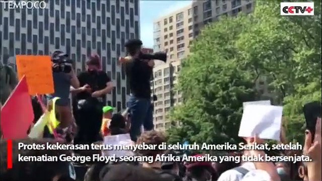 Protes Kekerasan atas Kematian George Floyd di Seluruh AS