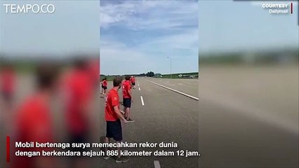 Mobil Bertenaga Surya Ini Pecahkan Rekor Dunia