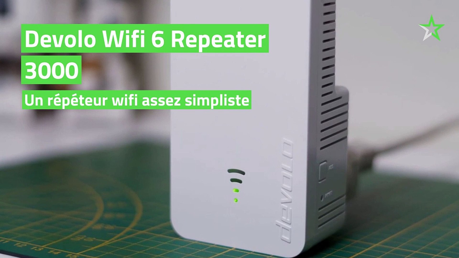 Test Devolo Wifi 6 Repeater 3000 : un répéteur wifi assez simpliste - Vidéo  Dailymotion