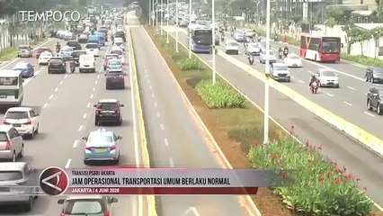 Jam Operasional Transportasi Umum Berlaku Normal