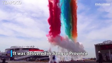 Ini Kapal Pesiar Mewah Lambung Kembar Hibrida Pertama Cina