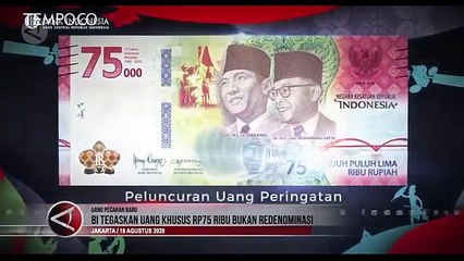 BI Tegaskan Uang Khusus Rp 75 Ribu Bukan Redenominasi