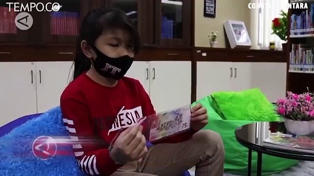 Bangganya Kalila, Anak Kalbar Jadi Model Uang Pecahan Baru