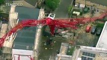 Crane Ambruk Menimpa Sejumlah Rumah di London, 1 Wanita Tewas