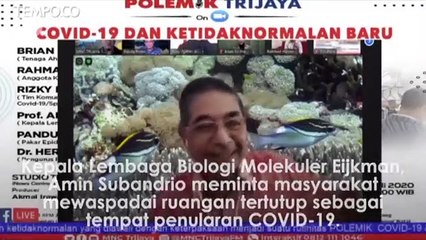 Waspadai Risiko Penularan COVID-19 di Ruangan Tertutup